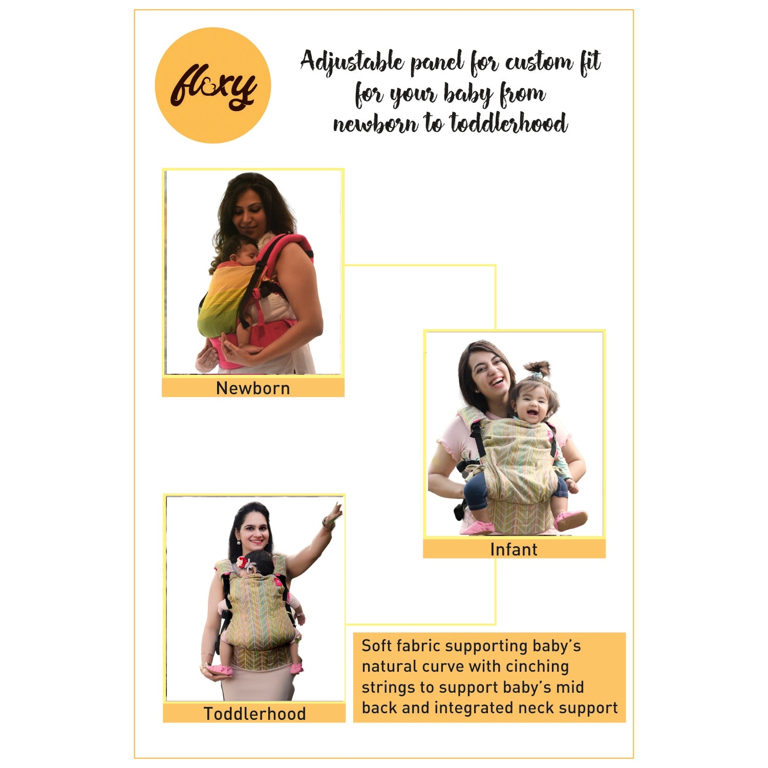 Aquarelle Shiv Red Flexy - Anmol Baby Carriers