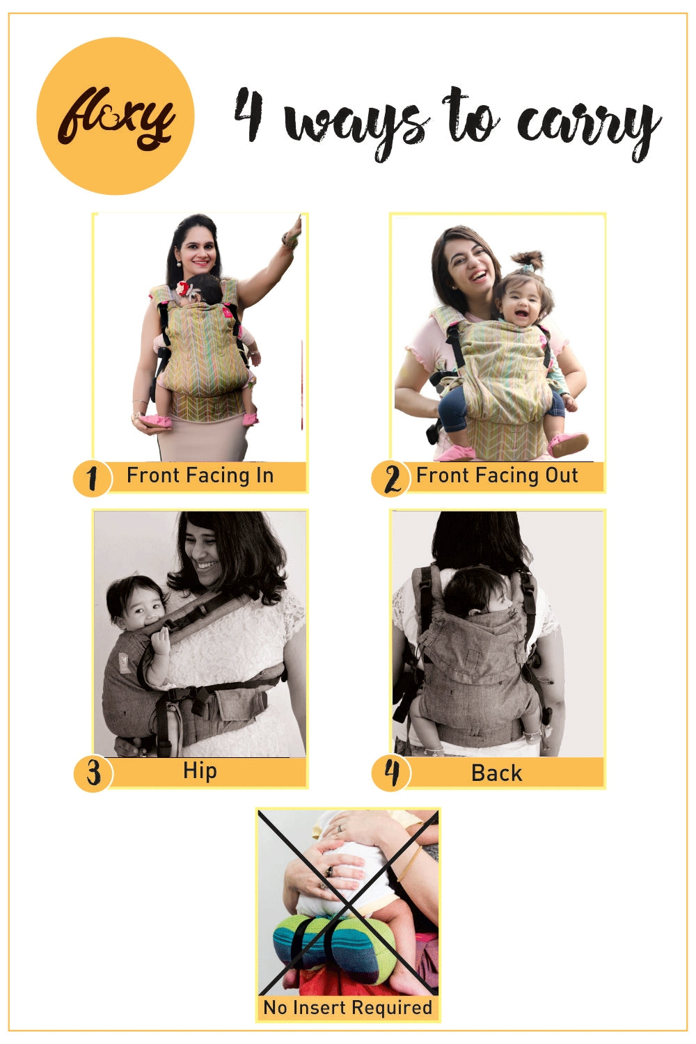 Aquarelle Shiv Red Flexy - Anmol Baby Carriers