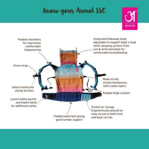 Image of Anmol Basic Orange SSC - Anmol Baby Carriers