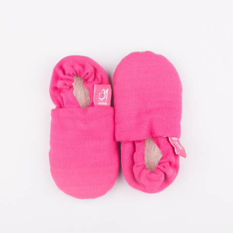 Anmol Basic Pink Shoes - Anmol Baby Carriers