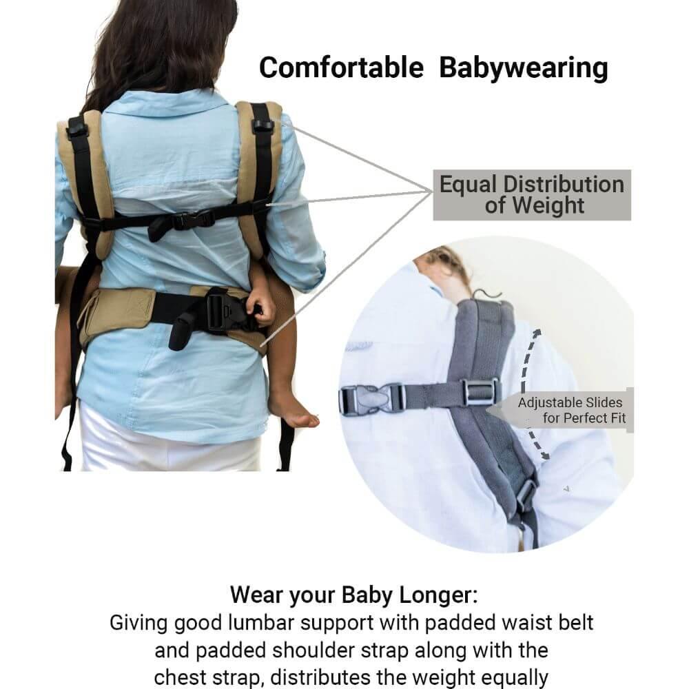 Anmol Easy Khaki - Anmol Baby Carriers