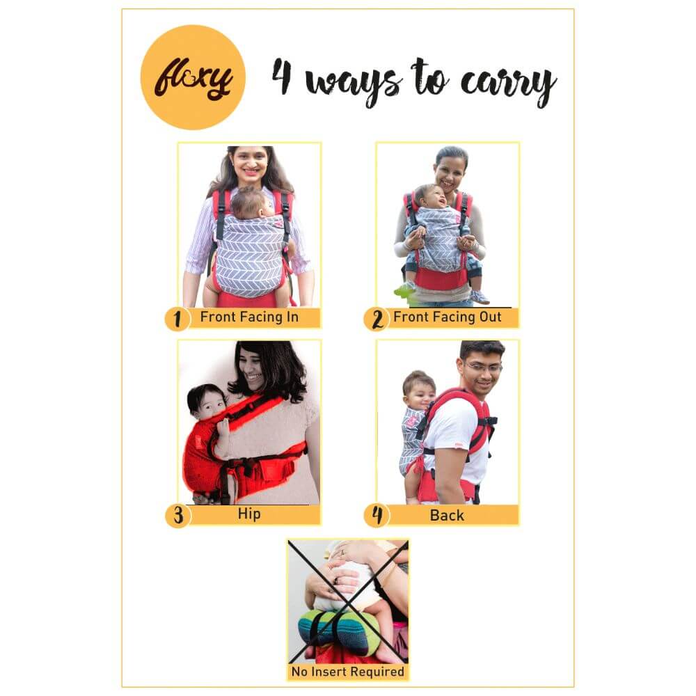 Shiv Red Flexy - Anmol Baby Carriers