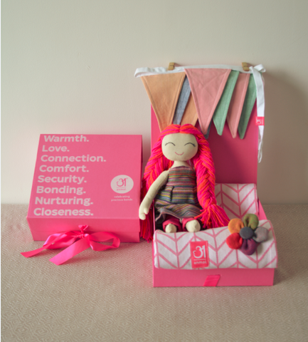 Image of Curated Box with Flag Bunting
