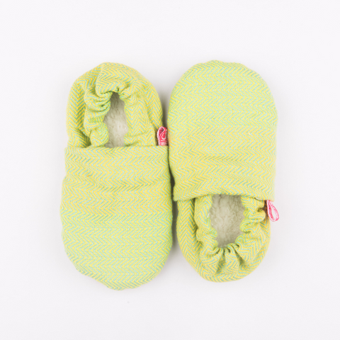Image of Dhruva Lime Green Shoes - Anmol Baby Carriers
