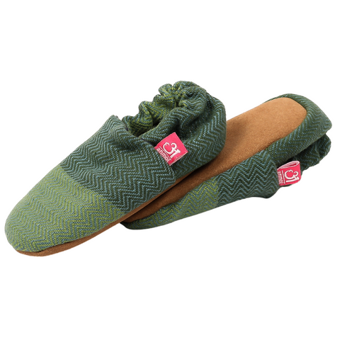 Dhruva Olive Shoes - Anmol Baby Carriers
