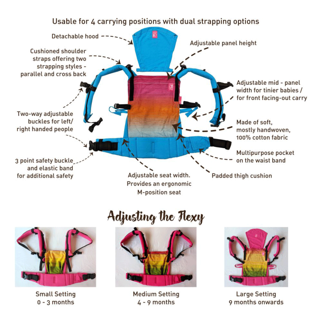 Shiv Red Flexy - Anmol Baby Carriers