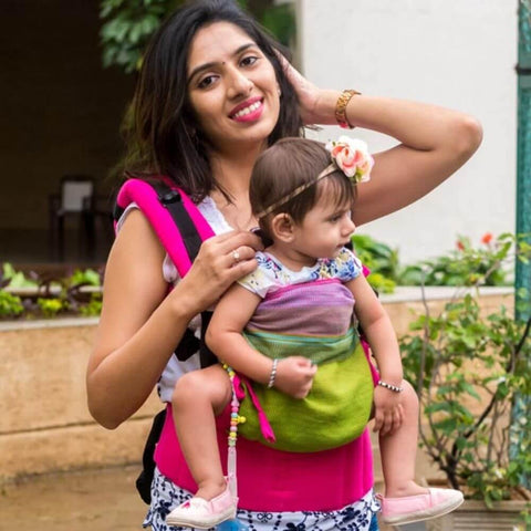 Image of Antara Pink Flexy - Anmol Baby Carriers