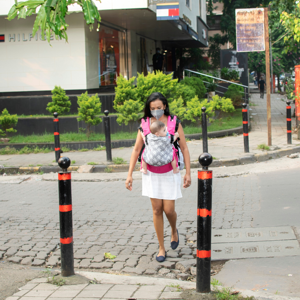 Cycle Pink Flexy+Lumbar Support+Droolers - Anmol Baby Carriers