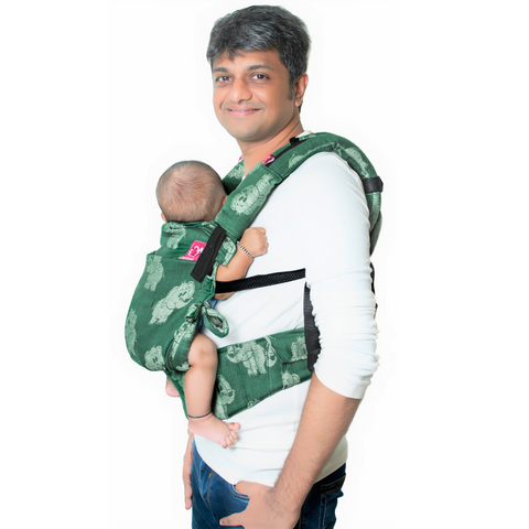 Image of Hasti Green Flexy - Anmol Baby Carriers