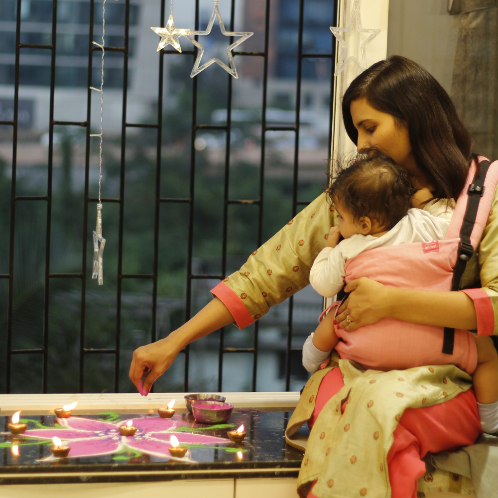 Light Pink Flexy - Anmol Baby Carriers