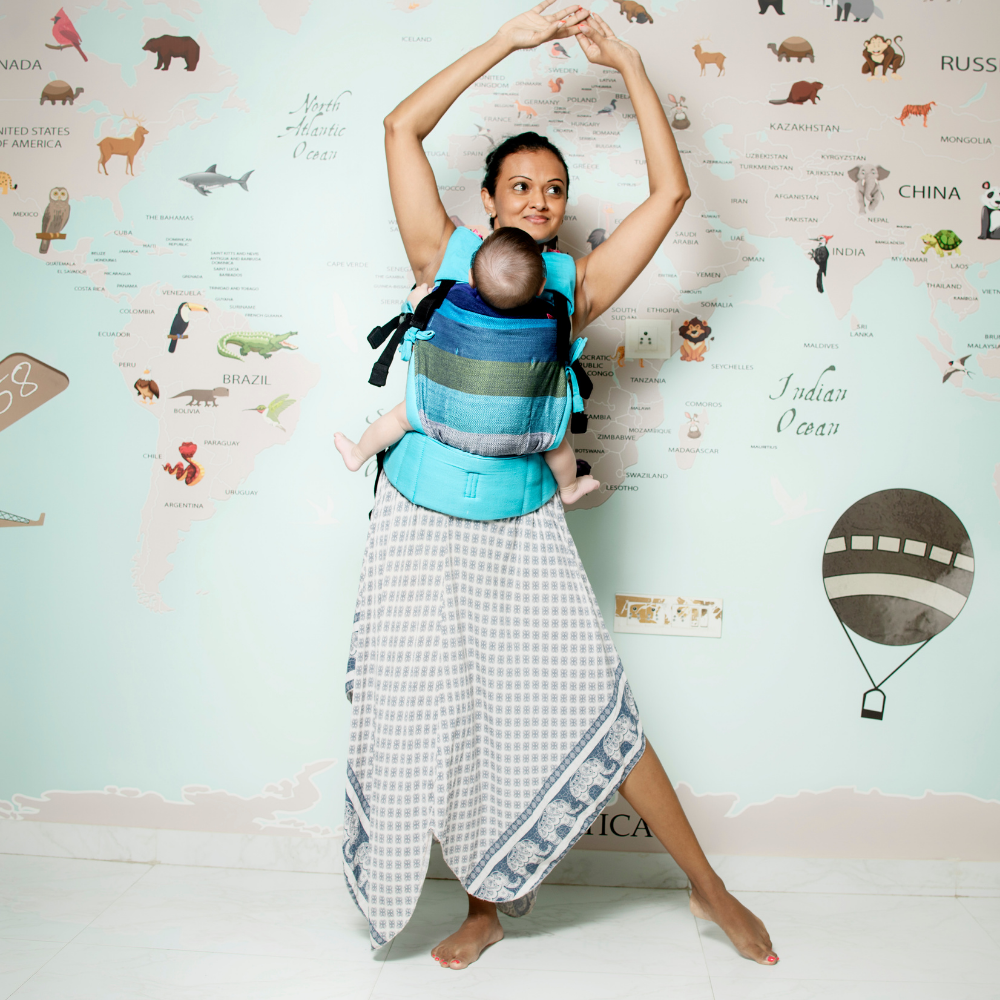 Reyansh Turquoise Flexy - Anmol Baby Carriers