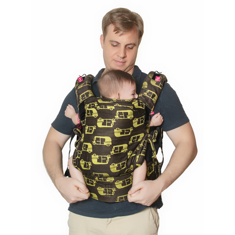 Image of Rickshaw Flexy+Lumbar Support+Droolers - Anmol Baby Carriers