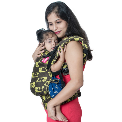 Image of Rickshaw Flexy+Lumbar Support+Droolers - Anmol Baby Carriers
