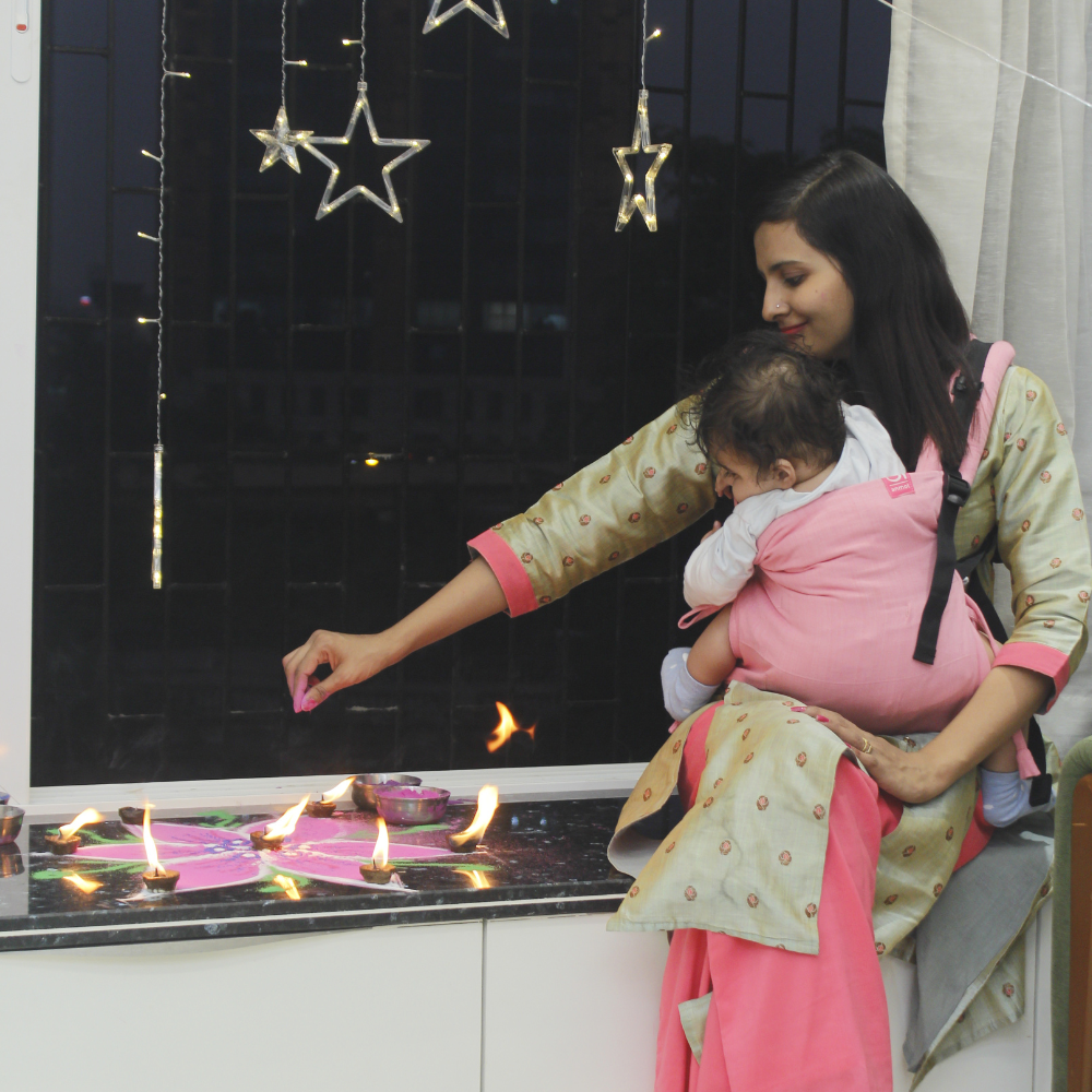 Light Pink Flexy - Anmol Baby Carriers