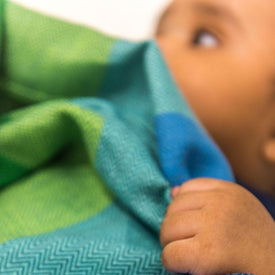 Grey Solid Handwoven Blanket - Anmol Baby Carriers