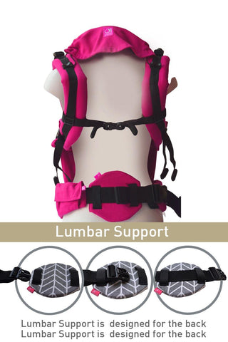 Image of Pink Lumbar Support - Anmol Baby Carriers