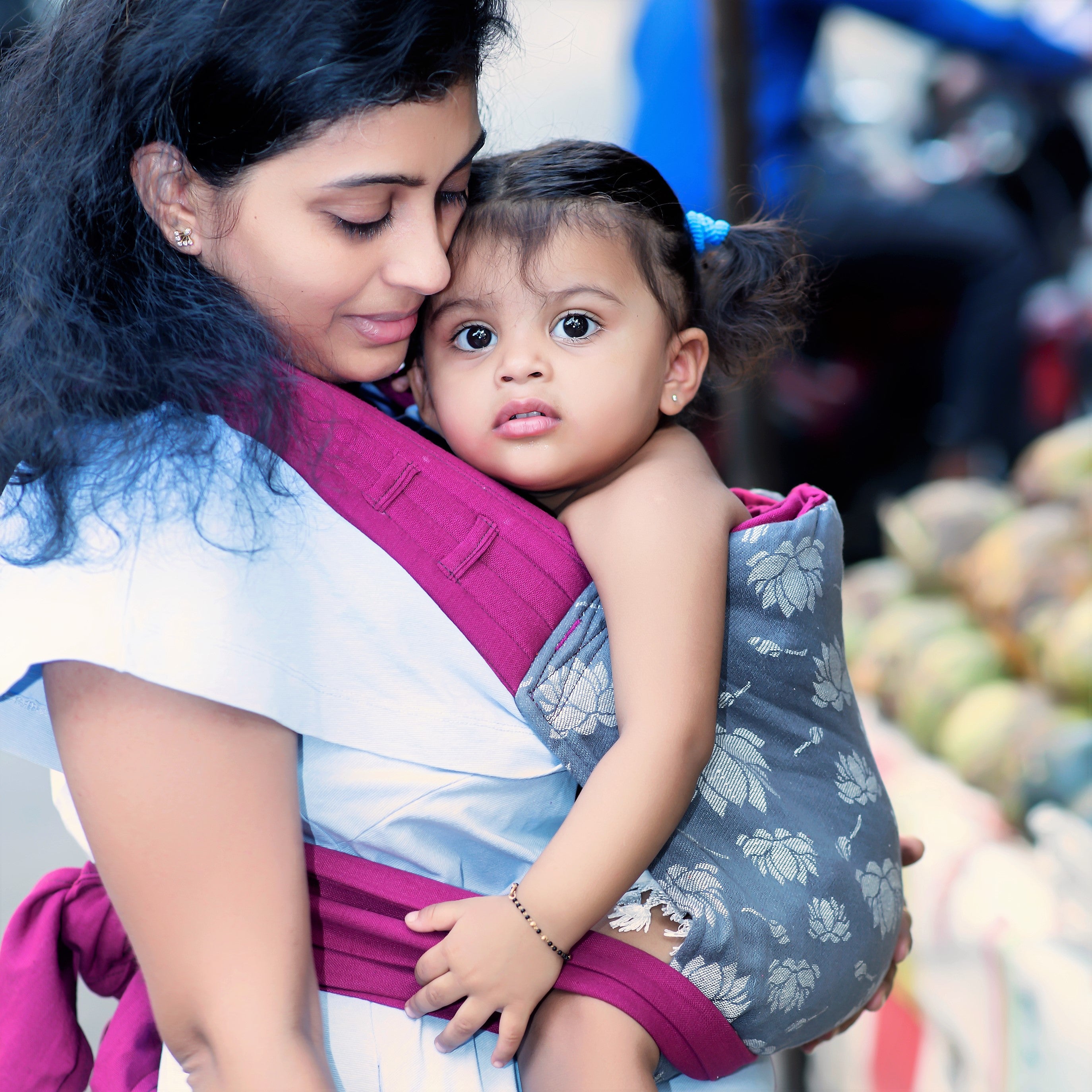 Padma Magenta Meh Dai Semi - Anmol Baby Carriers