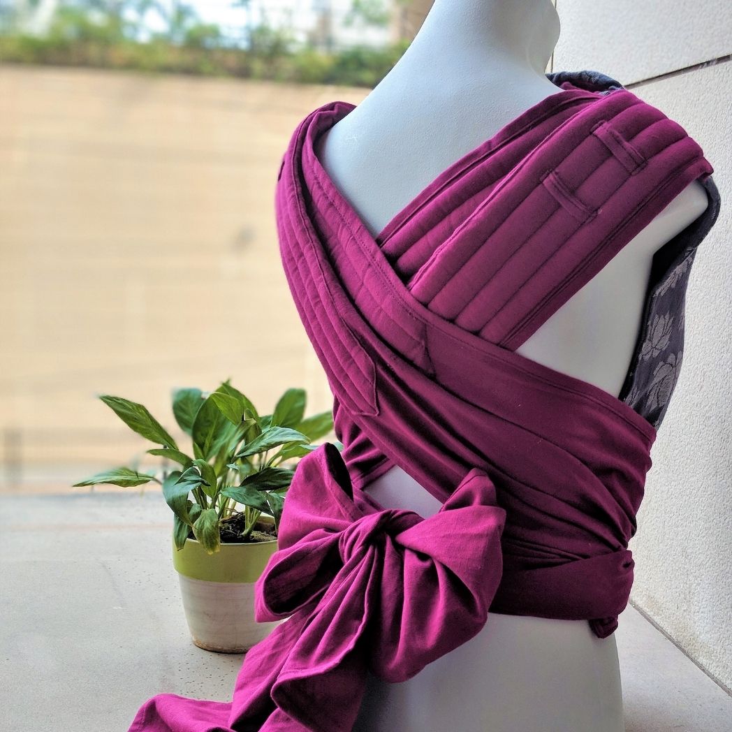 Padma Magenta Meh Dai Semi - Anmol Baby Carriers