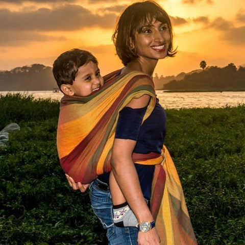 Image of Radha  Handwoven Baby Wrap - Anmol Baby Carriers