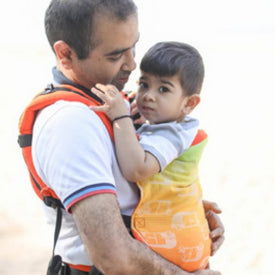 Rickshaw Warm Orange Semi WCSSC - Anmol Baby Carriers