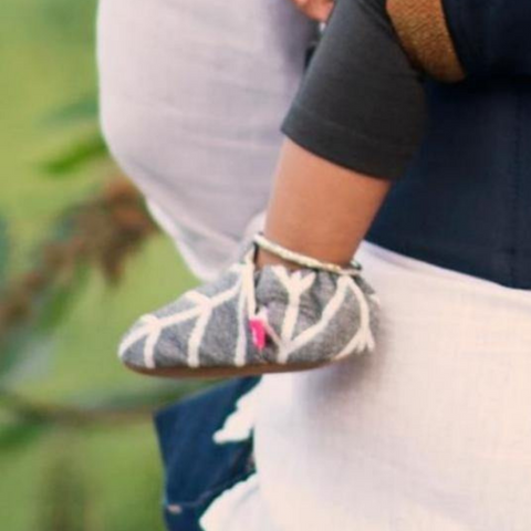 Image of Shiv Gray Shoe - Anmol Baby Carriers