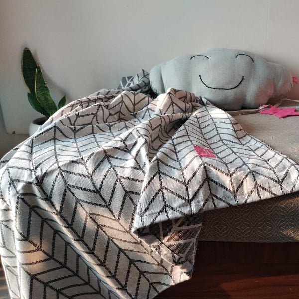 Shiv White Blanket - Anmol Baby Carriers