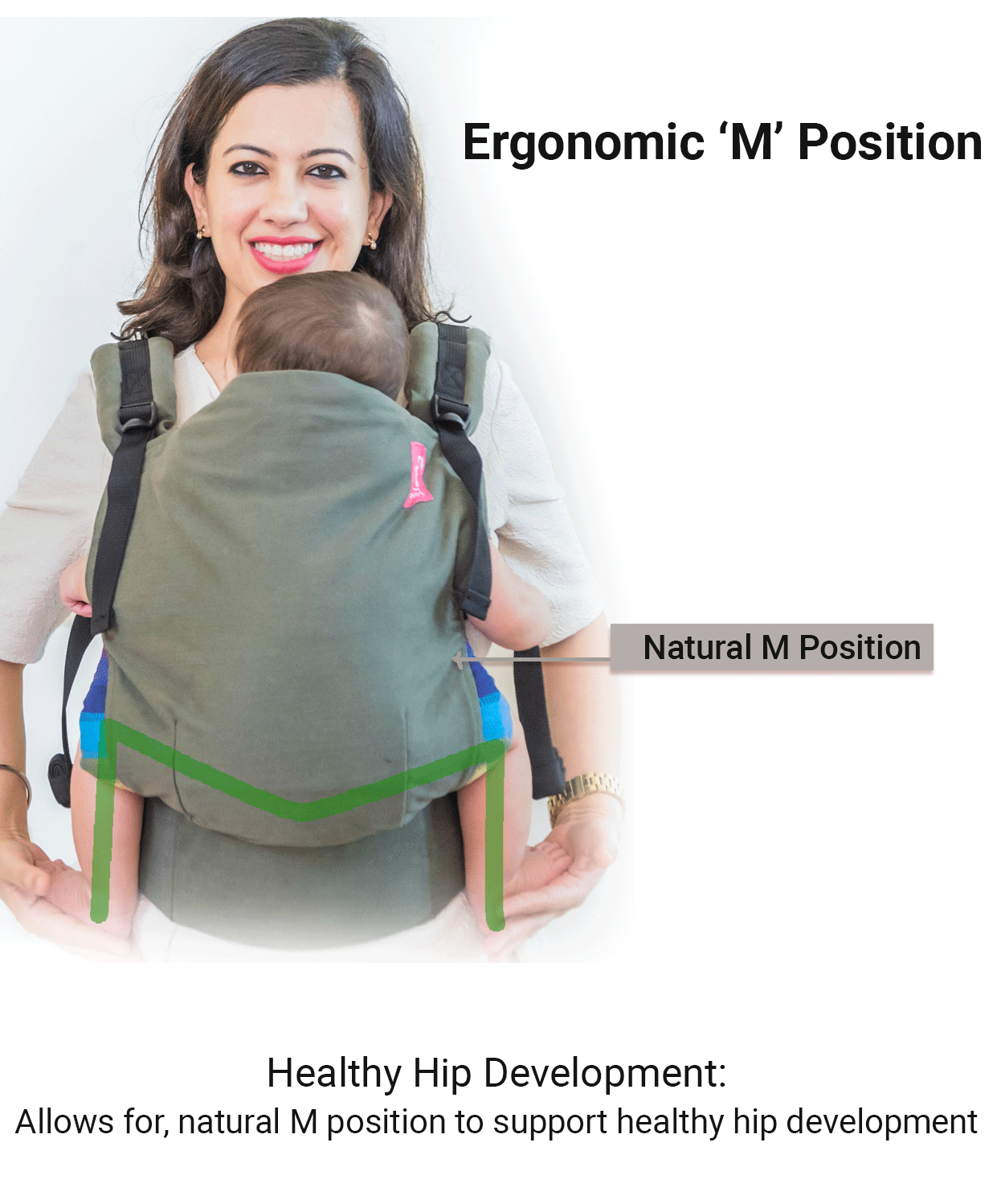 Anmol Easy Olive Baby Carrier - Anmol Baby Carriers
