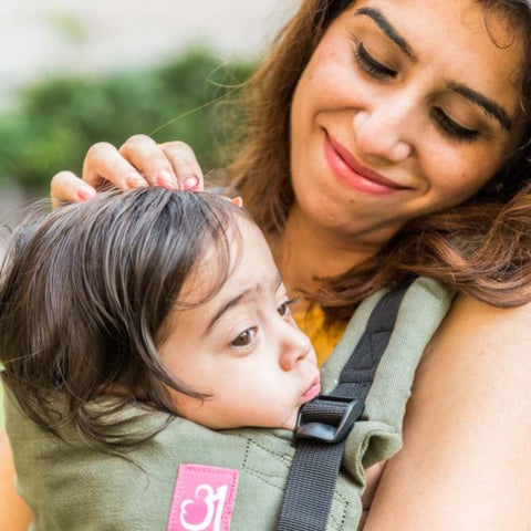 Image of Anmol Easy Olive Baby Carrier - Anmol Baby Carriers