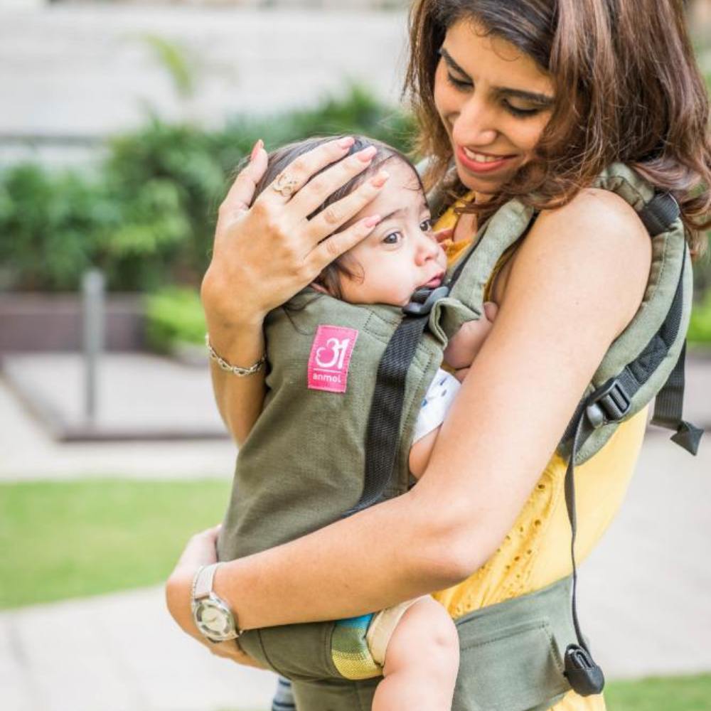 Anmol Easy Olive Baby Carrier - Anmol Baby Carriers