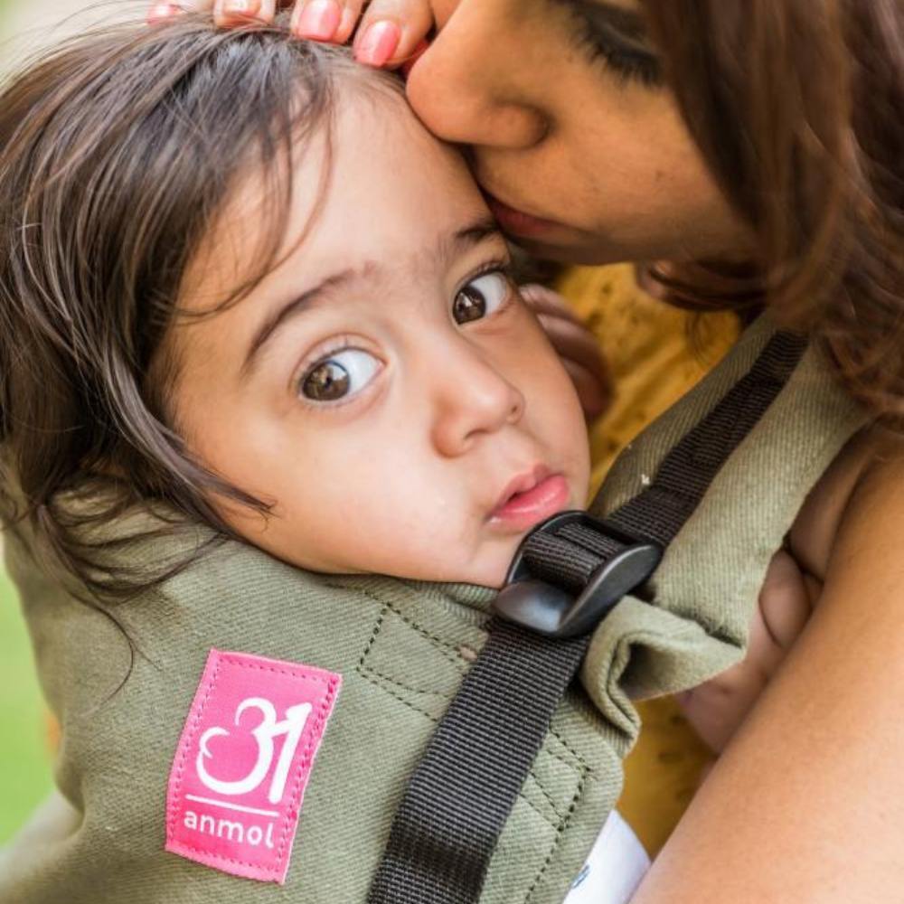 Anmol Easy Olive Baby Carrier - Anmol Baby Carriers