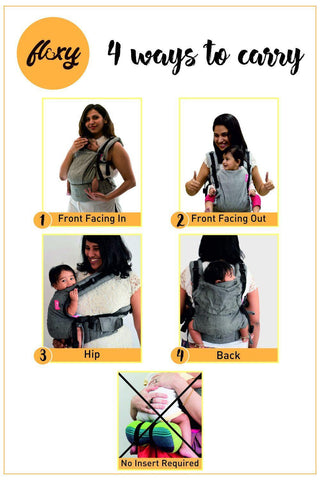 Image of Light Pink Flexy - Anmol Baby Carriers