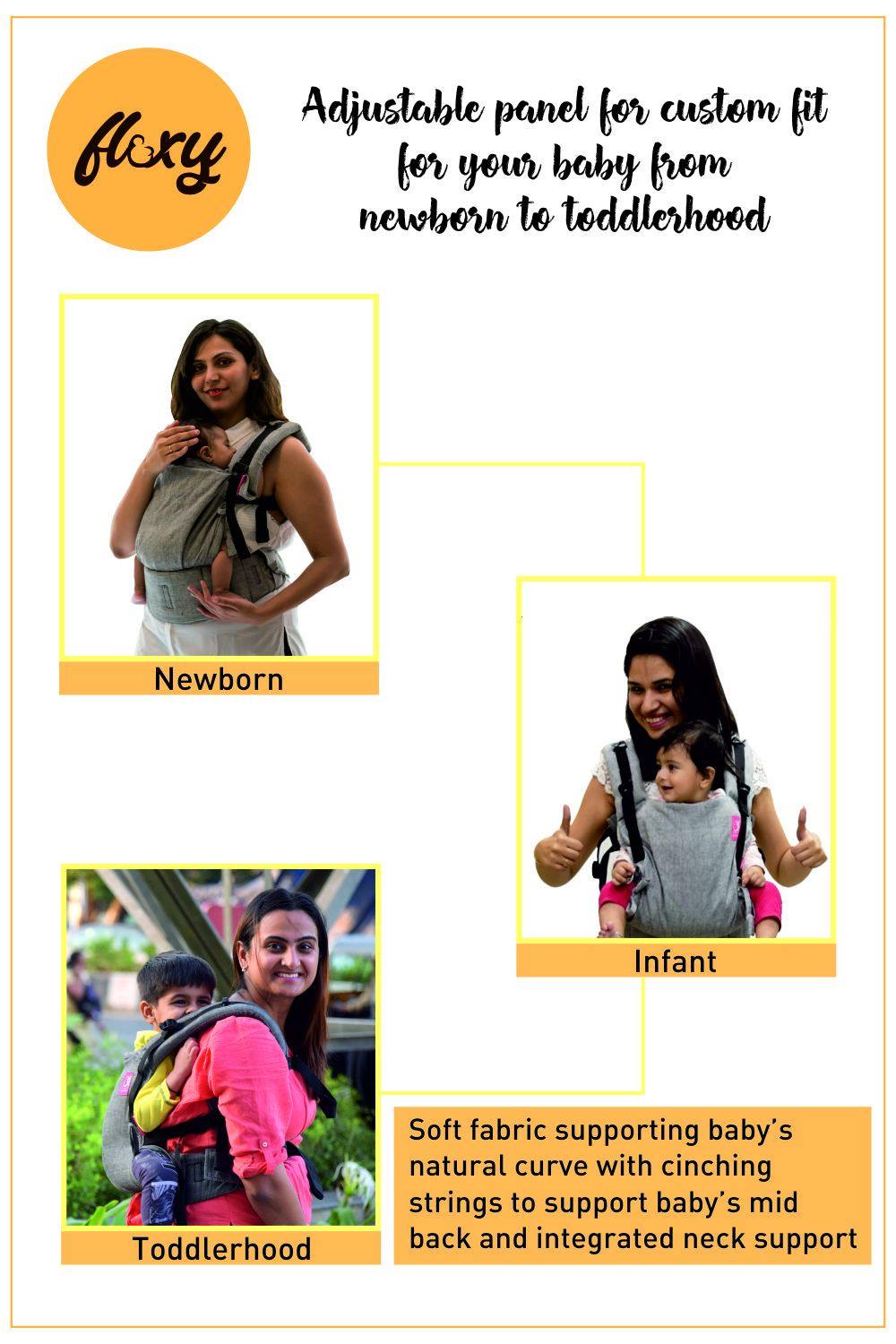 Aquarelle Cycle Flexy - Anmol Baby Carriers