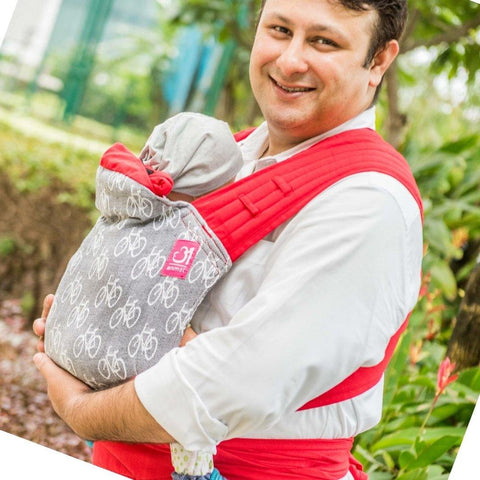 Image of Cycle Red Meh Dai Semi - Anmol Baby Carriers