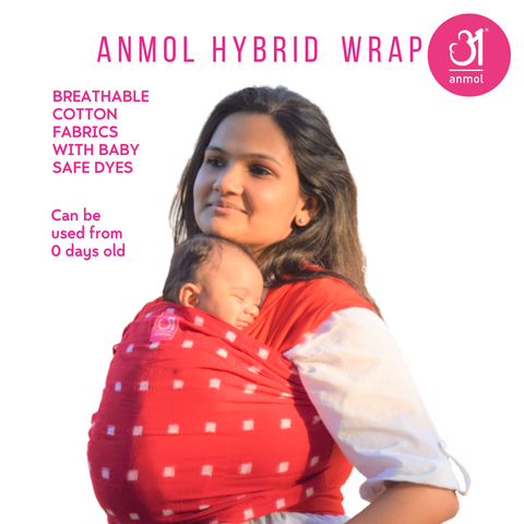 Image of Jashn Indigo Pink Hybrid Wrap