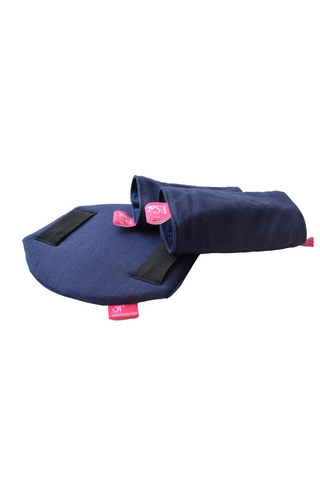 Image of Shamsher Navy Blue Flexy+Lumbar Support+Droolers - Anmol Baby Carriers