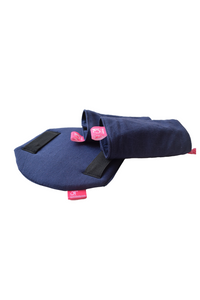 Shamsher Navy Blue Flexy+Lumbar Support+Droolers - Anmol Baby Carriers